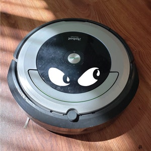 Shifty Eyed Roomba/Pareidolia Vinyl Decal