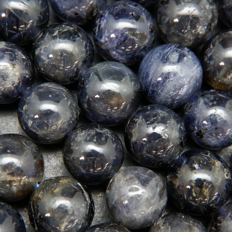 10mm 6mm Iolite \u00b7 Smooth \u00b7 Round \u00b7 5mm 8mm