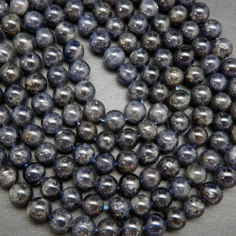 10mm 6mm Iolite \u00b7 Smooth \u00b7 Round \u00b7 5mm 8mm