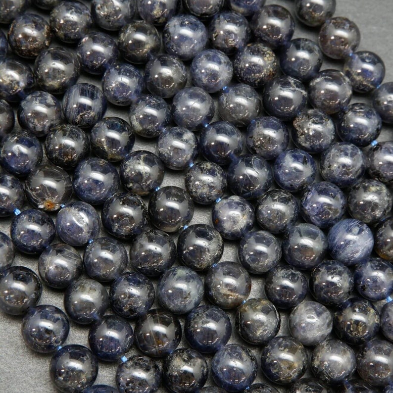 10mm 6mm Iolite \u00b7 Smooth \u00b7 Round \u00b7 5mm 8mm