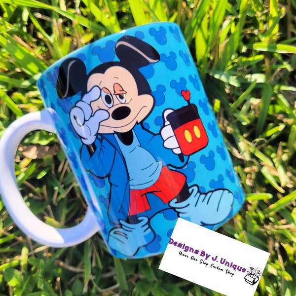 Wake up M Mouse Coffee Mug/ Ready To Ship!!