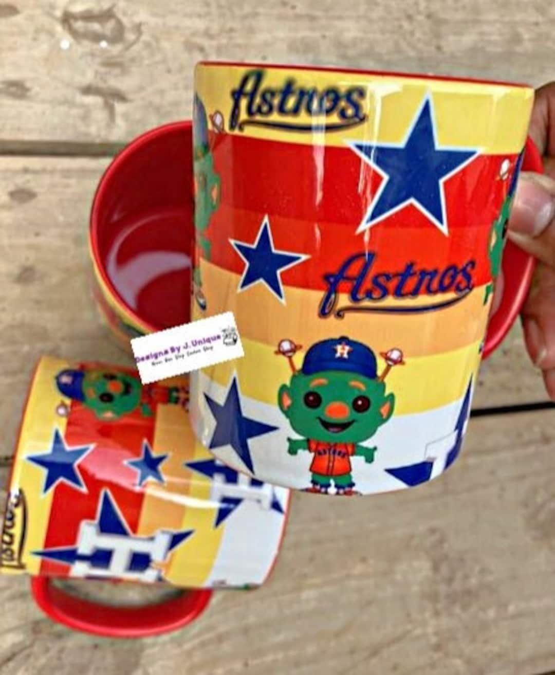 Houston Astros Orbit 11 Oz Coffee Mug With Red Inside Etsy