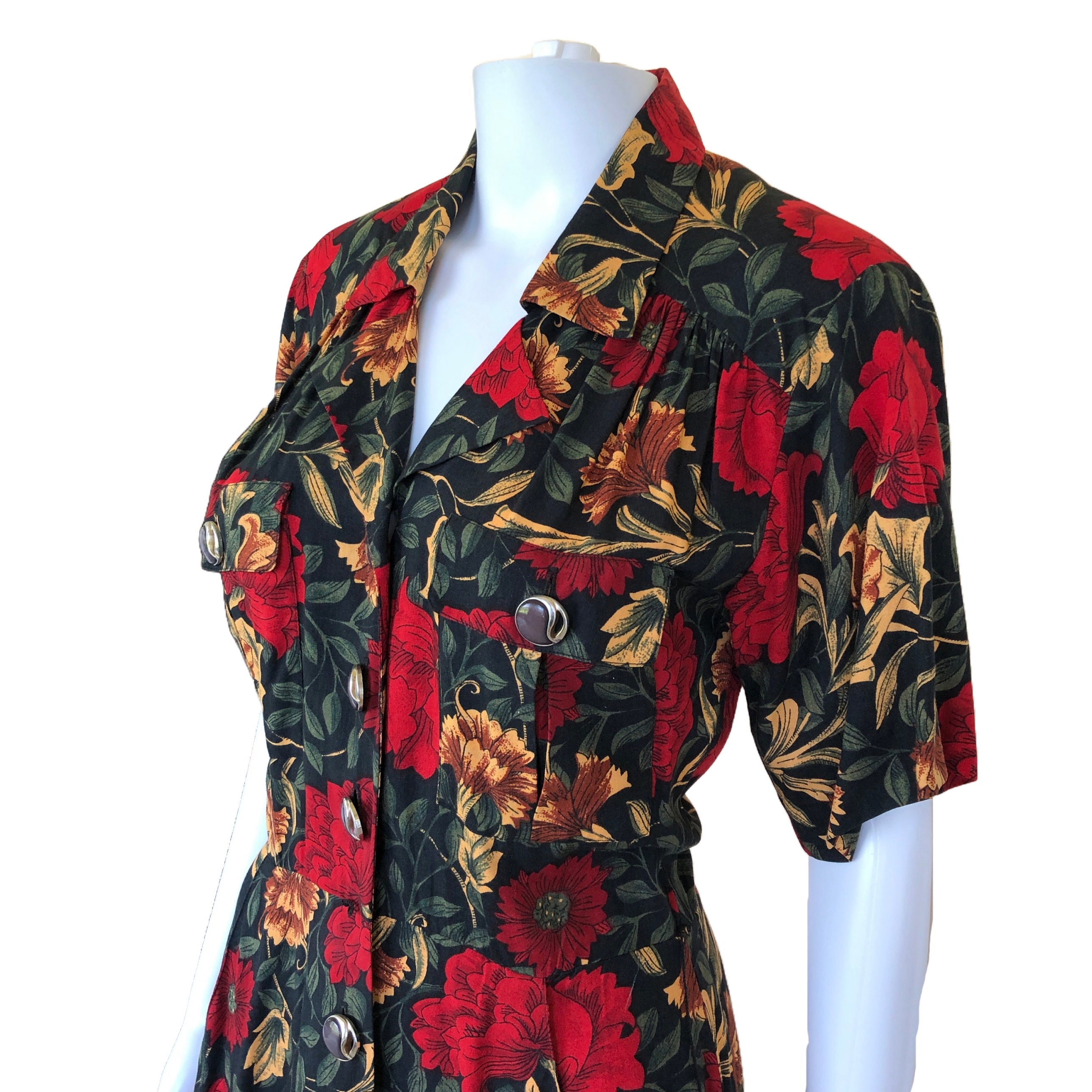 asymmetrical green dress Vintage Dress Designer Resale – Louise Green Millinery main image 1