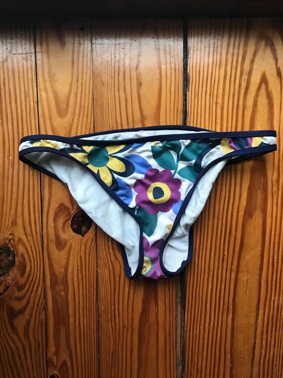 floral bathing suit bottoms