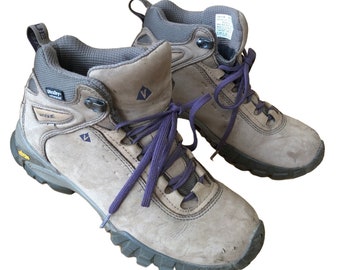 Vasque Womens Talus UltraDry Brown Waterproof Vibram Hiking Boots Size 8.5M 7419