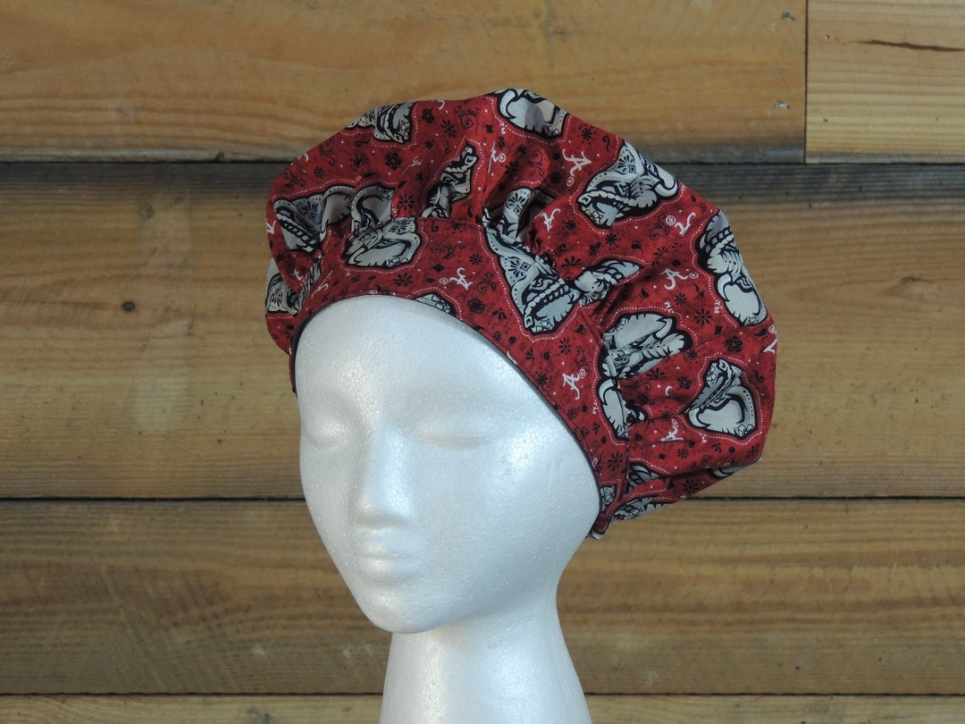 University of Alabama Scrub Cap/Crimson Tide Bouffant Gorros Etsy España