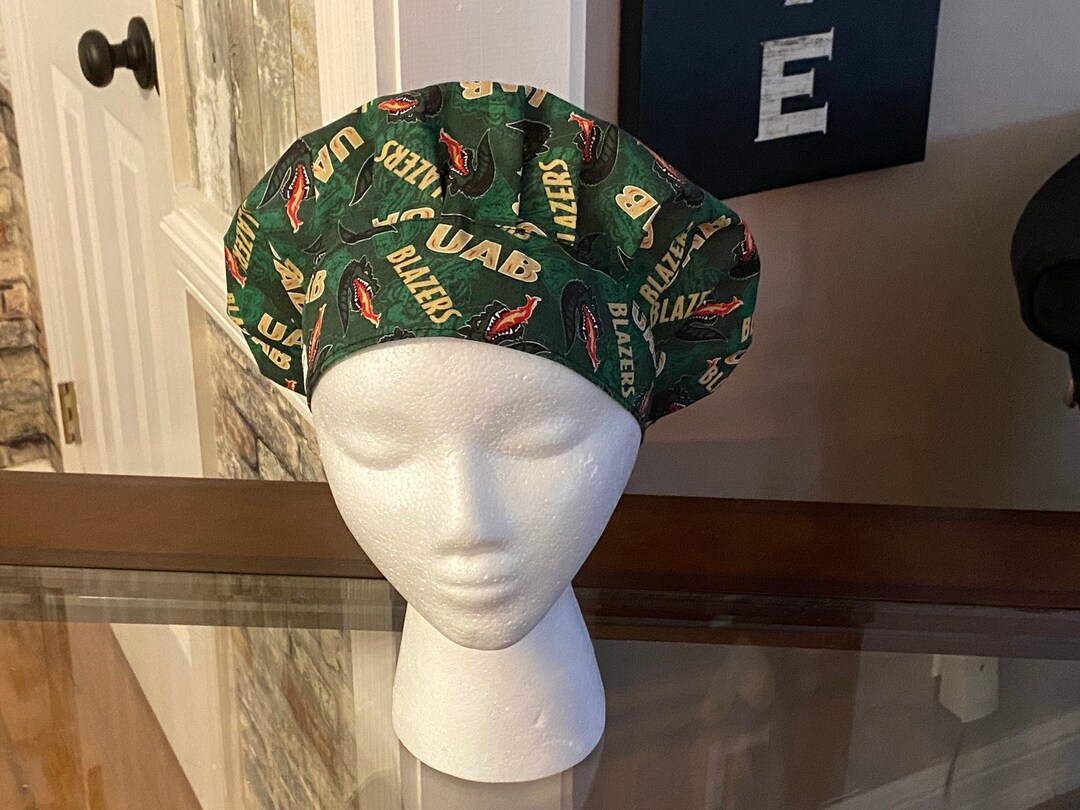 UAB Bouffant Scrub Cap/university of Alabama in Birmingham Etsy