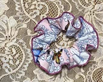 Elastic Hair Scrunchies-Trendy Hair Accessories for Teens-Soft Fabric Hair Scrunchies-Cute handcrafted hair Tie gifts for Girls and women