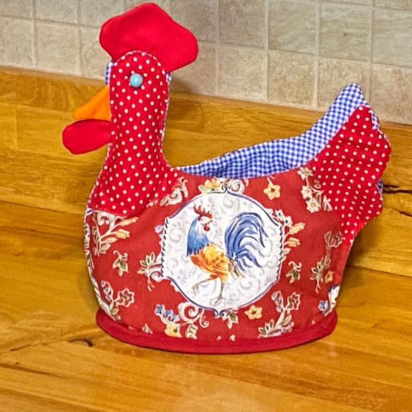 Chicken/Rooster/Hen/Farmhouse egg basket,Chicken lovers basket,fruit basket/ice cream bowl cozy/Valentine Day/Easter/Mother/Fathers Day gift