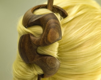 Wooden Hair Clip No. 503