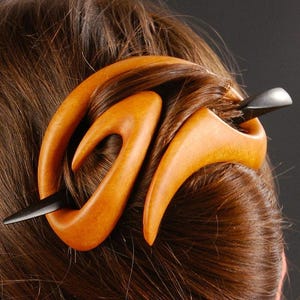 Wooden Hair Clip no. 502