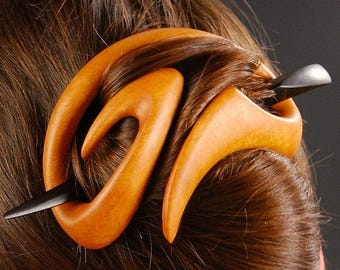 Wooden Hair Clip no. 502