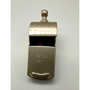 Vintage Boy Scout Whistle: USA Made, Heavy Duty with Logo