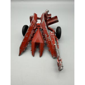 Vintage Corn Picker Harvester Toy Farming Red Farm Implement #702 Binder