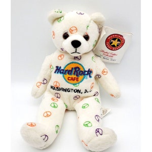 Hard Rock Cafe Peace Bear Herrington Teddy Bears NWT Limited Edition 2004 Plush