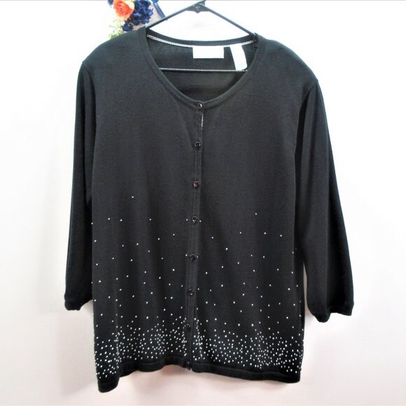 Elisabeth Liz Claiborne Womens Cardigan 