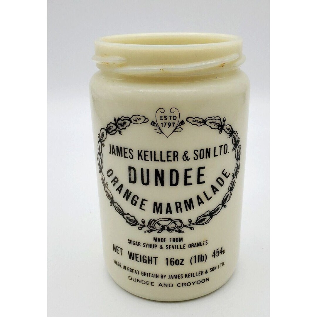 Vintage Dundee Marmalade Jar 16 Oz Glass No Lid James Keiller Etsy