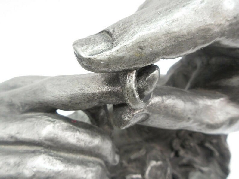 Austin Sculpture Vintage 1980 The Ring Wedding Hands David Etsy