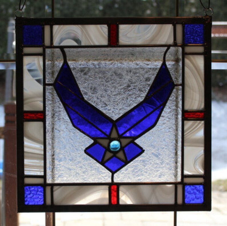 stained glass air force 1