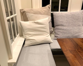 Kitchen Dining Cushions with Seat and Back, Banquette Cushions, Kitchen Nook Cushions, Custom Made EXAMPLE