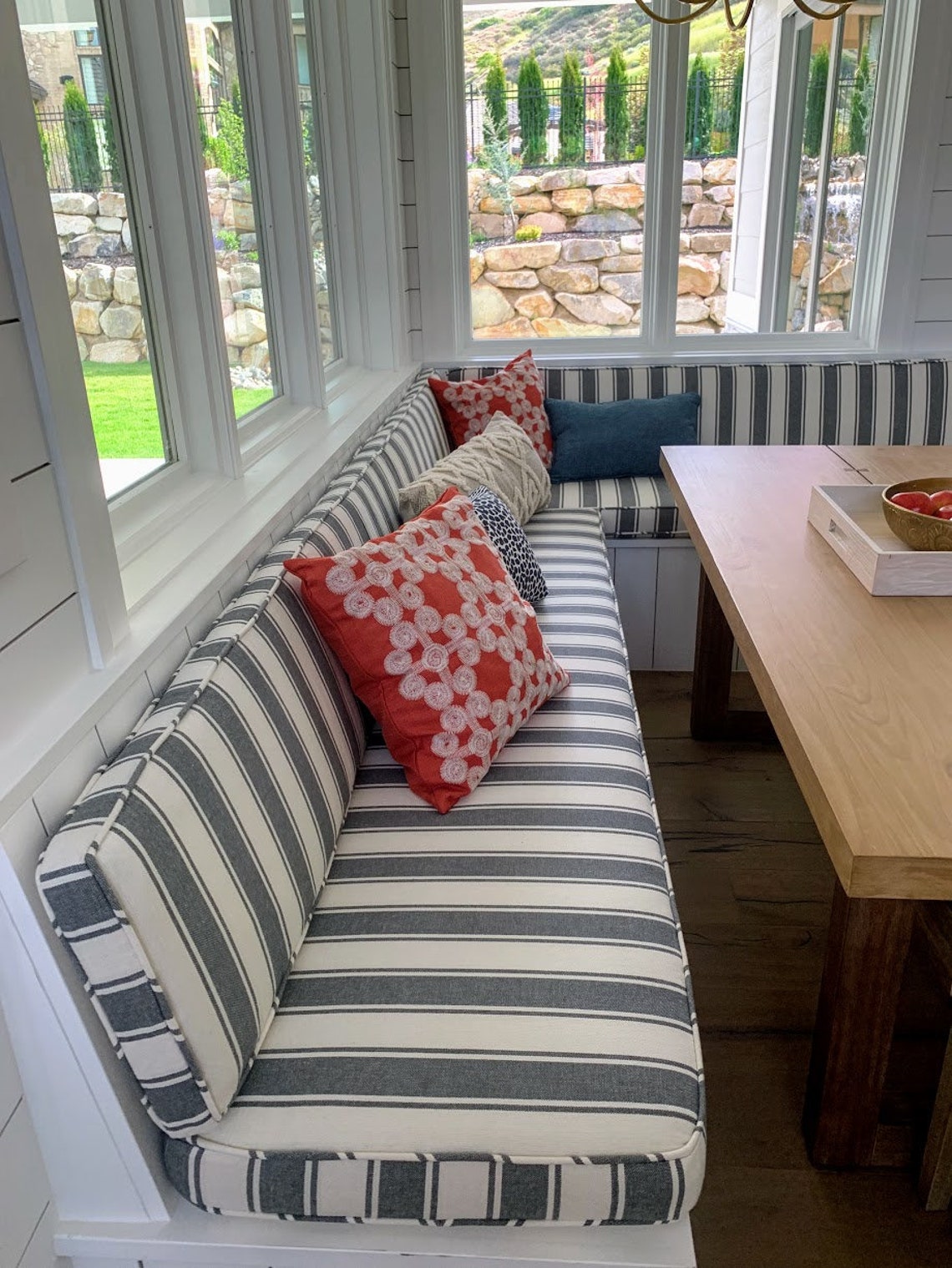 Kitchen Dining Cushions With Seat and Back Banquette - Etsy