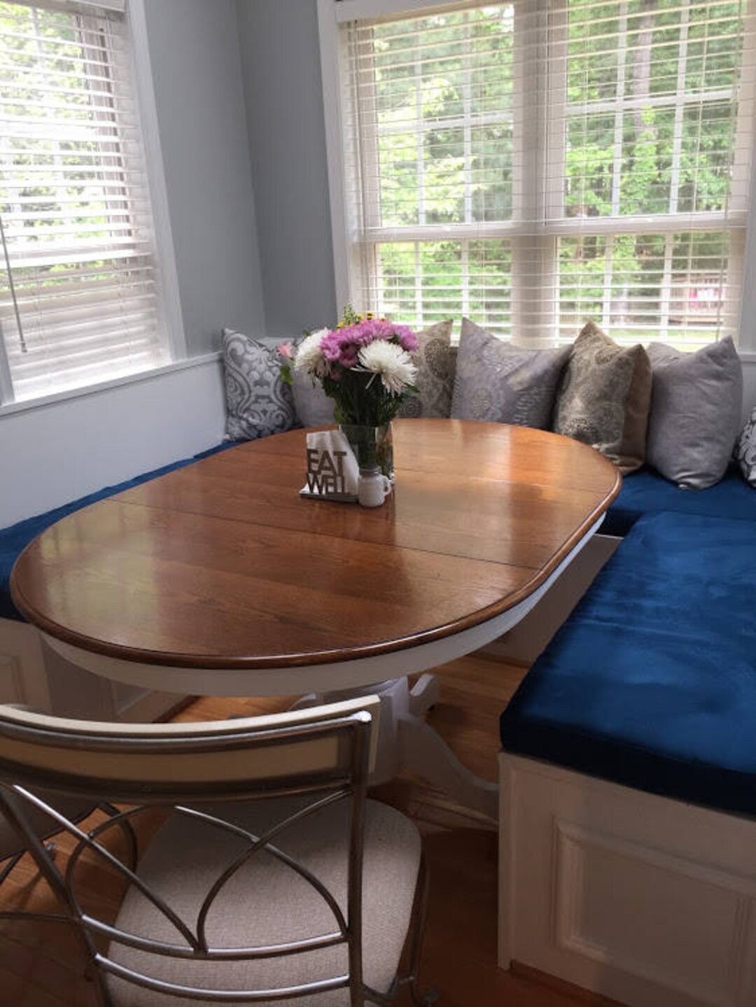 Kitchen Dining Banquette Bench Cushions Custom Made EXAMPLE - Etsy