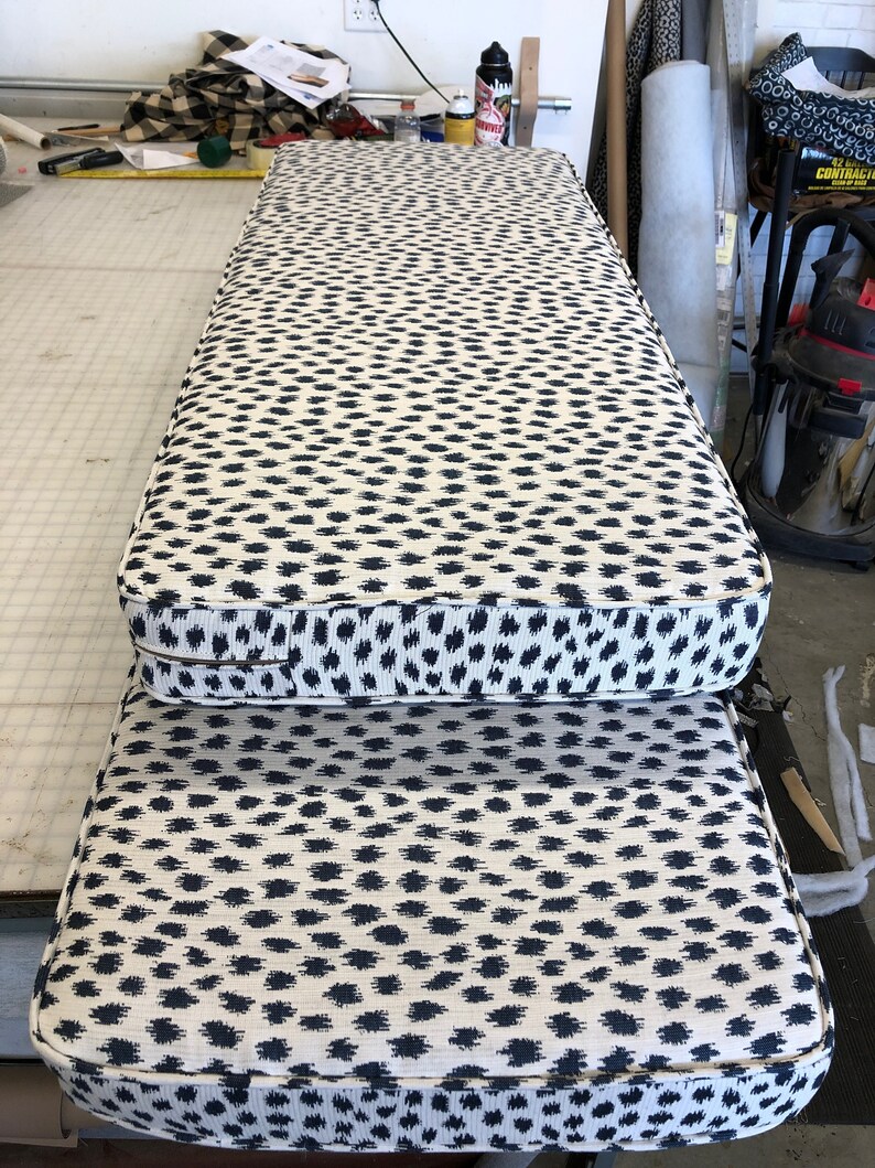 Bench Seat Cushions Custom Made EXAMPLE Etsy