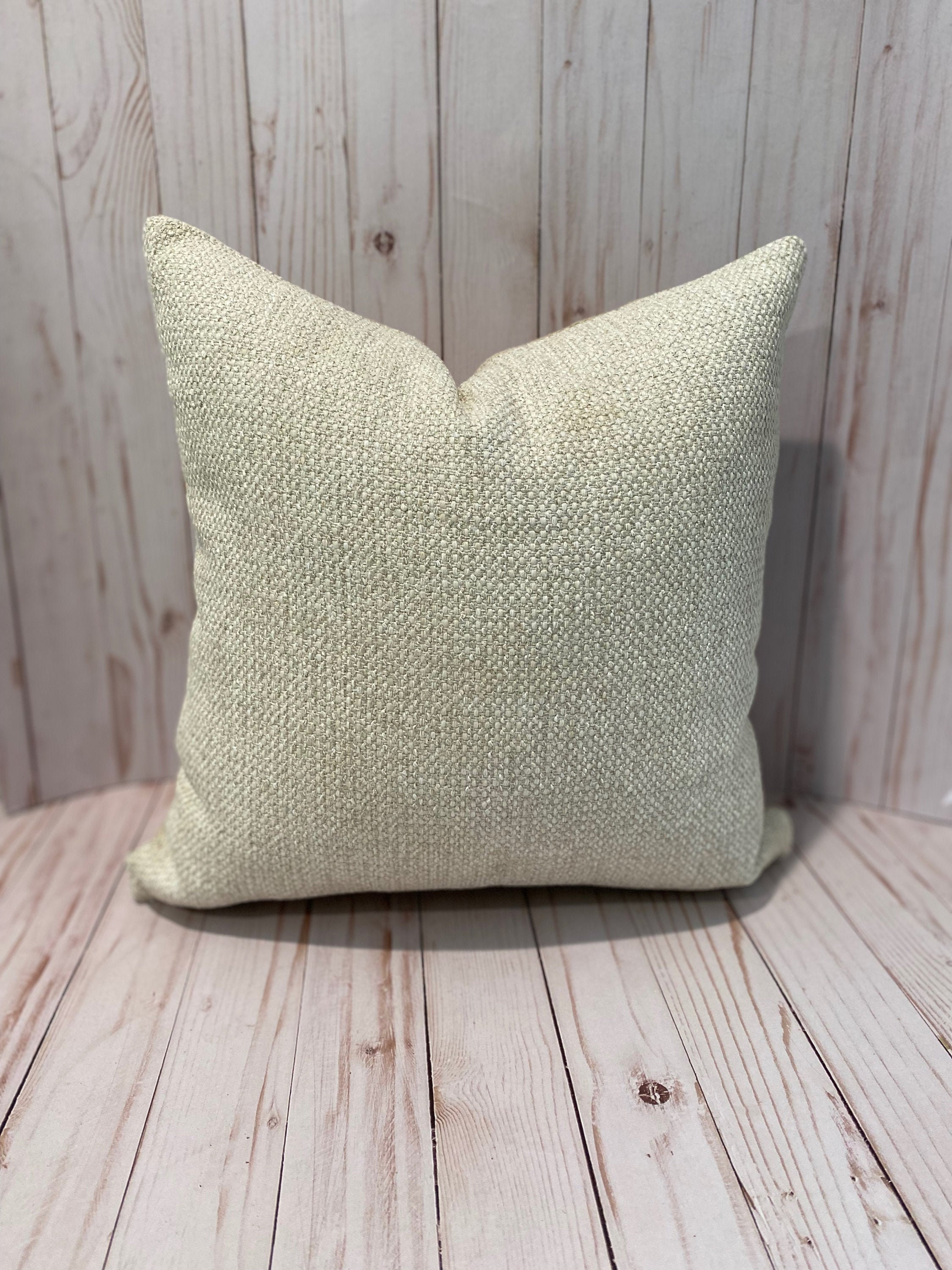 cream colored accent pillows