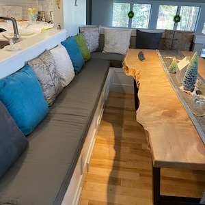 Kitchen Dining Cushions, Banquette Nook Cushions, Bench Cushions, Custom Made EXAMPLE