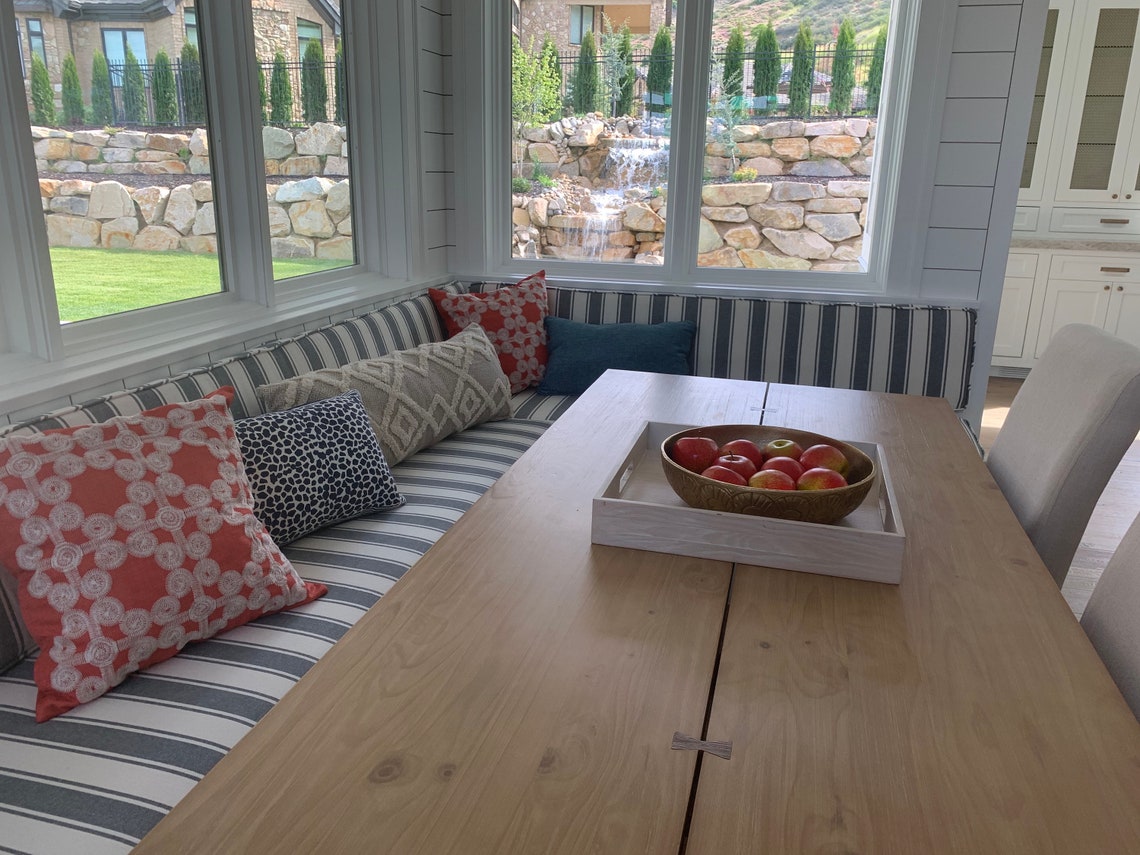 Kitchen Dining Cushions Banquette Nook Cushions Bench Etsy