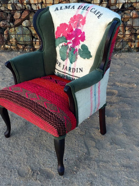 Etsy patchwork chair sale