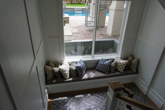 Window Or Bench Seat Cushions Custom Made Example Etsy