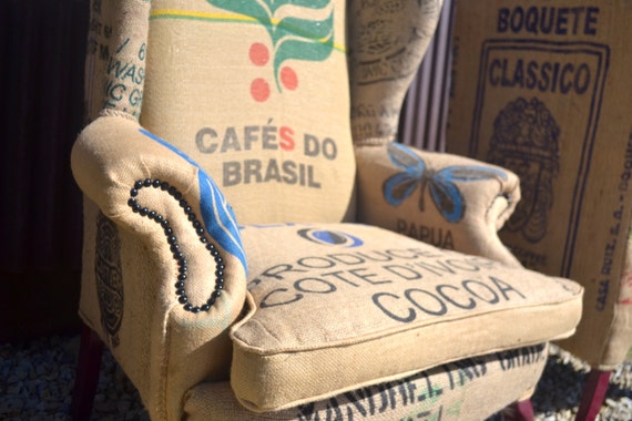 SOLD Custom Chair Custom Upholstered Vintage Wingback Chairs
