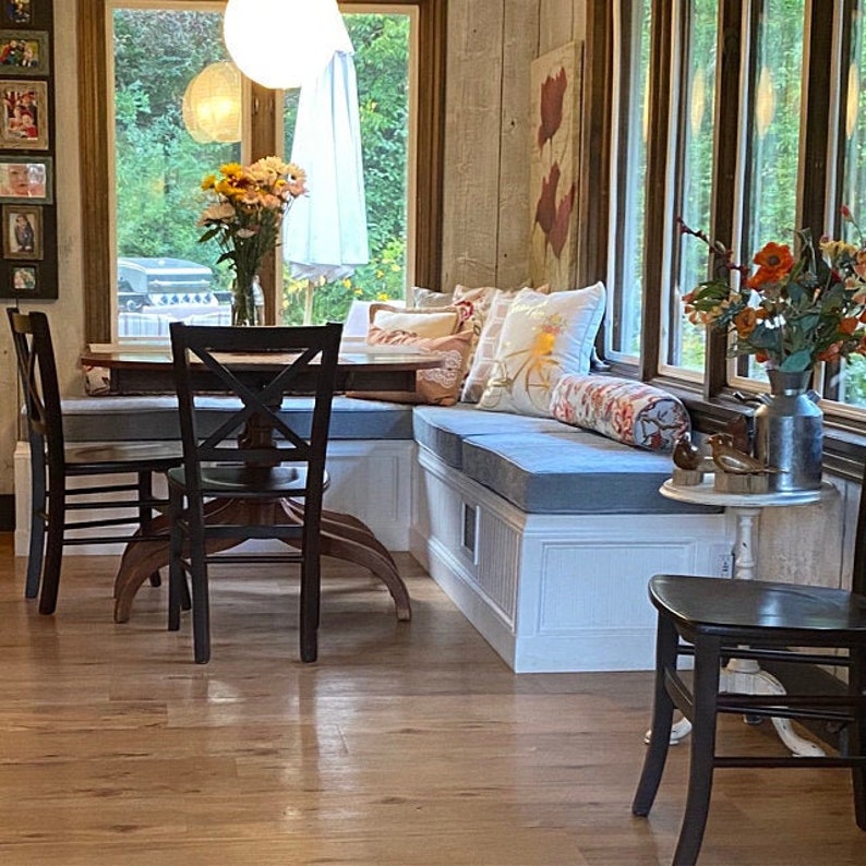 Kitchen Dining Cushions Banquette Cushions Kitchen Nook Etsy