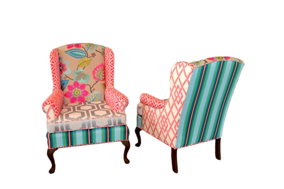 Funky wingback chair deals