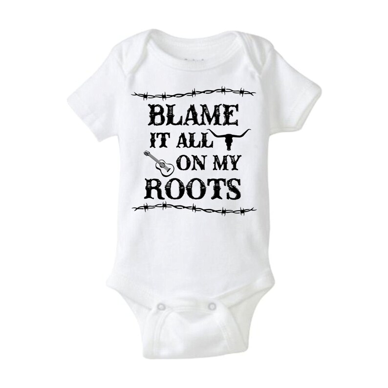 Country Music Baby Onesie Garth Brooks Cool Baby Shower Gift Etsy