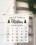 Christmas Calendar, Advent Calendar, Christmas Countdown, Christmas Decor, Farmhouse Christmas, Christmas gift, Personalized gift 