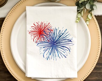 Fourth of July Napkin, United States of America Napkin, Summer Napkin, Patriotic Napkin, Dinner Napkins, Custom Napkins