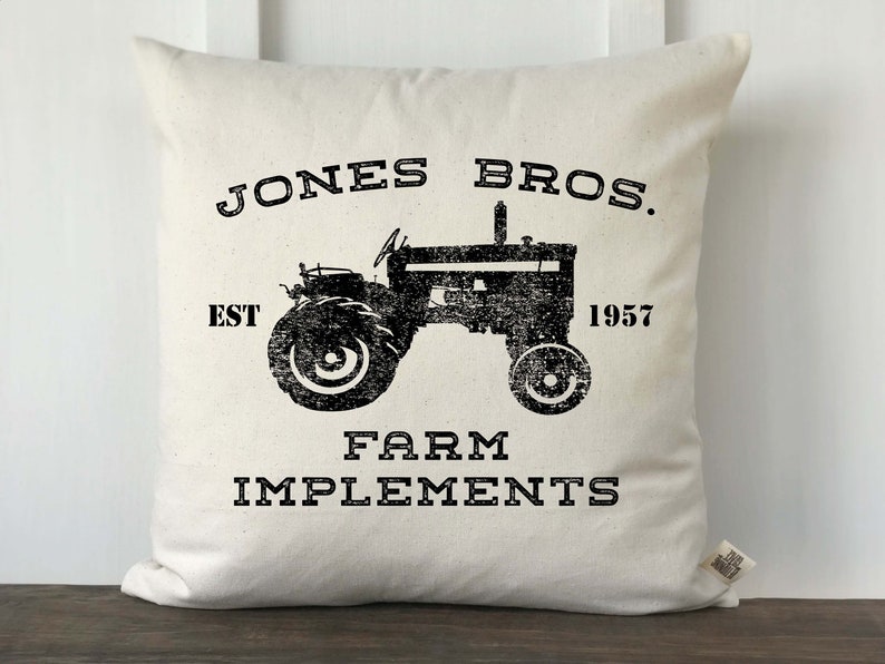 Farmhouse Pillow Cover Vintage Farmhouse Pillow Cover Etsy