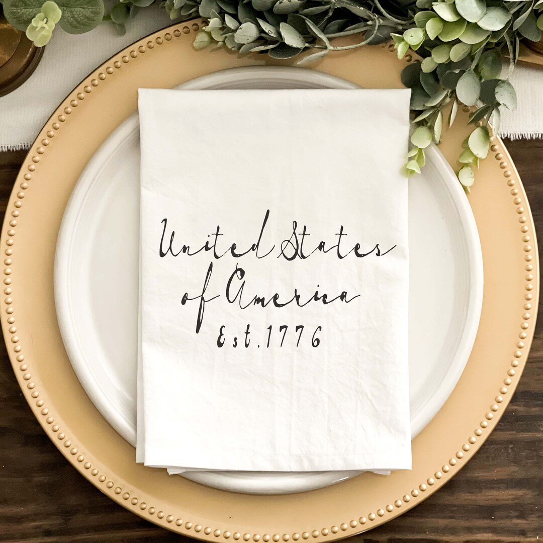 Fourth of July Napkin, United States of America Napkin, Summer Napkin