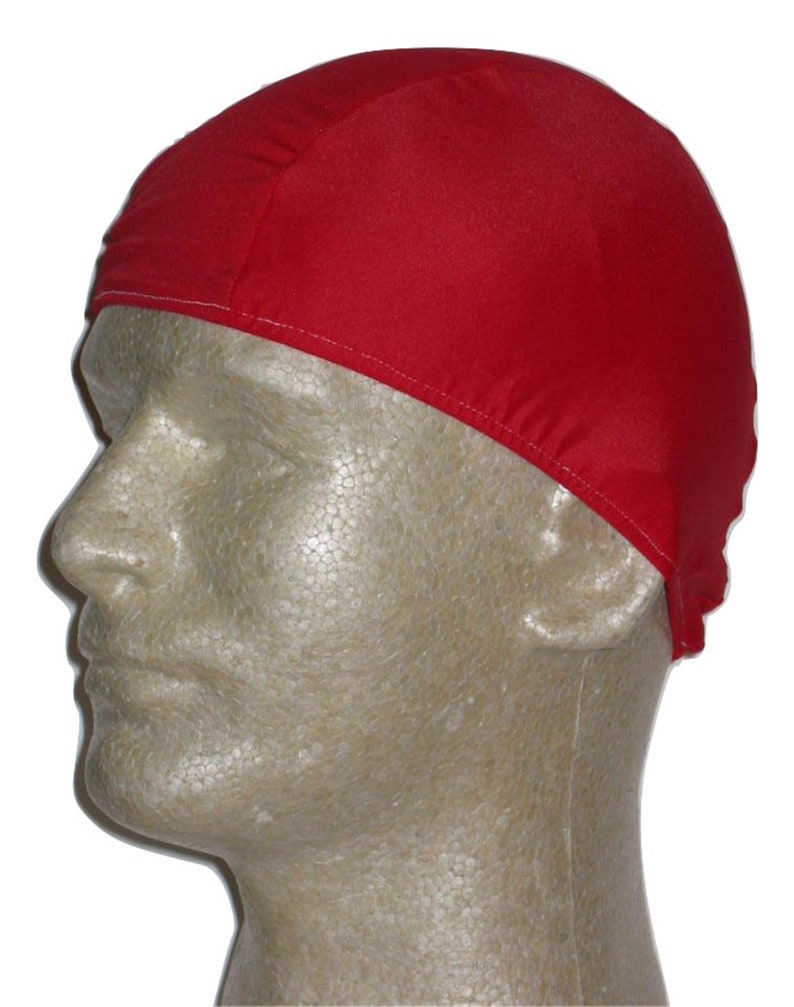 Unisex XL Rust Color Lycra Swim Cap