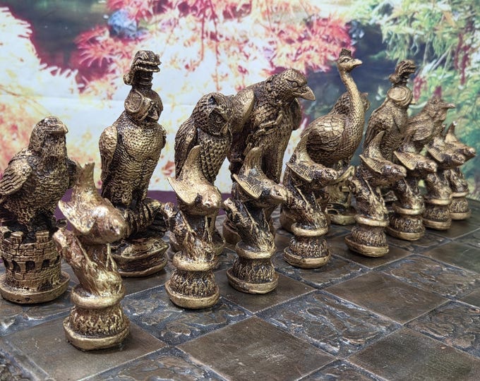 Gargoyles Chess Set, Customisable Colours (pieces Only) - Etsy Canada