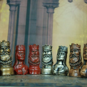 Regal Chess Set. Customisable Colours (pieces Only) - Etsy