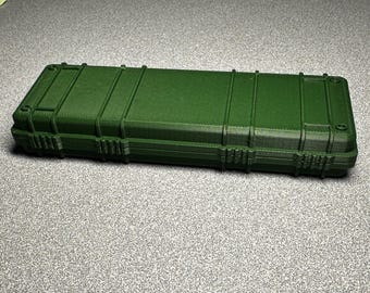 Estuche rígido para arma larga a escala 1/10