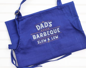 Apron For Dad - Dad's Barbeque Apron -Father's Day Gift - Gifts For Dad - Cooking Gift - Dad Gift - The Chef Is Always Right Apron