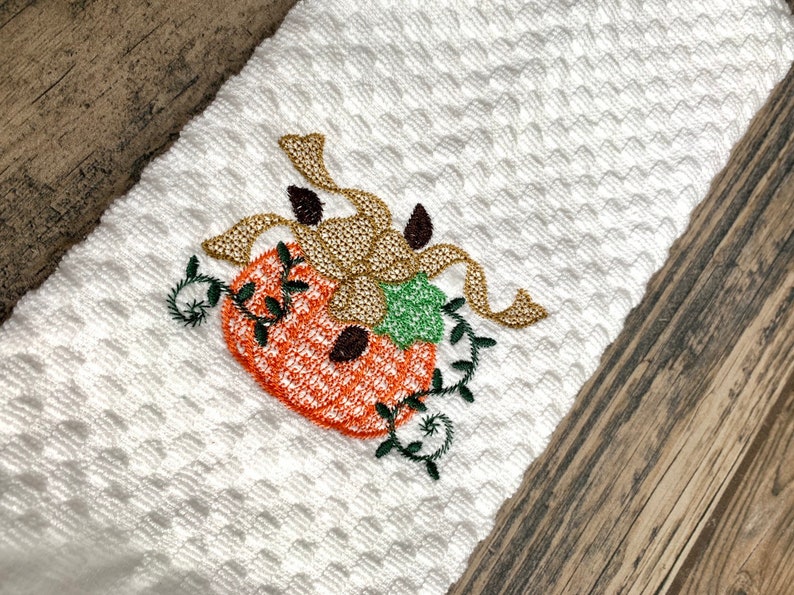 Pumpkin Hand Towel Thanksgiving Hand Towel Fall Decor Towel Fall Decor Fall Hand Towel Bathroom Decor Bathroom Hand Towel image 5