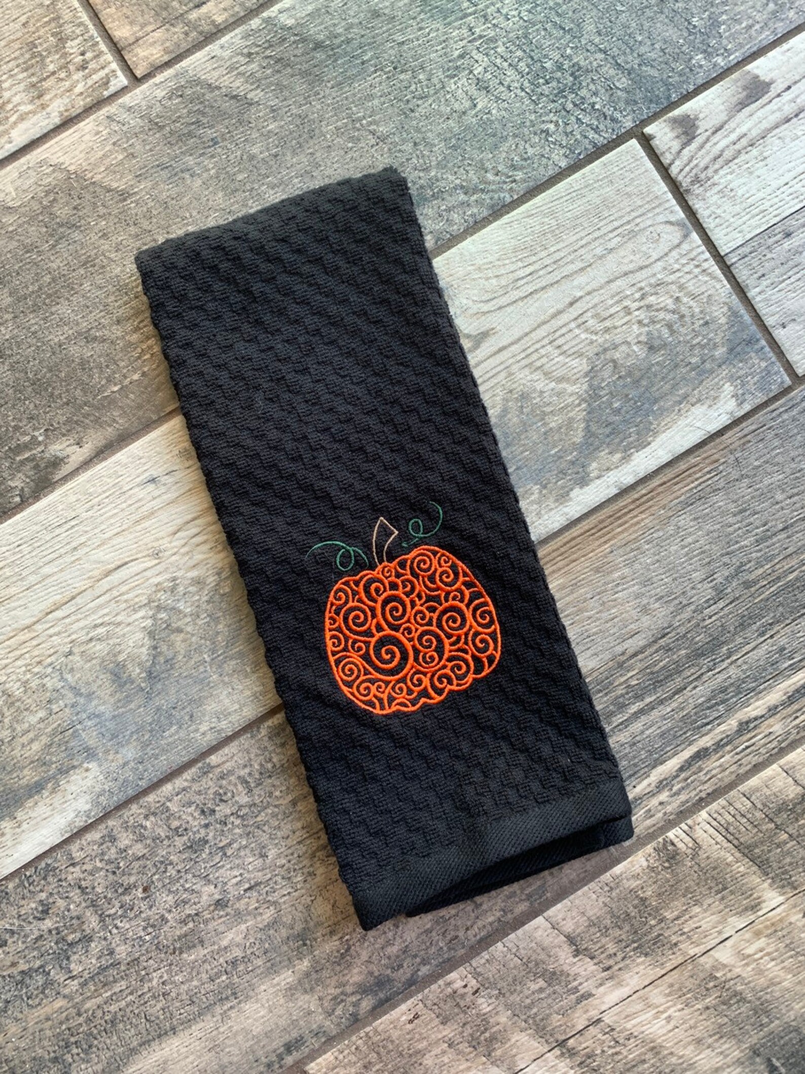 Pumpkin Hand Towel Thanksgiving Hand Towel Fall Decor Etsy