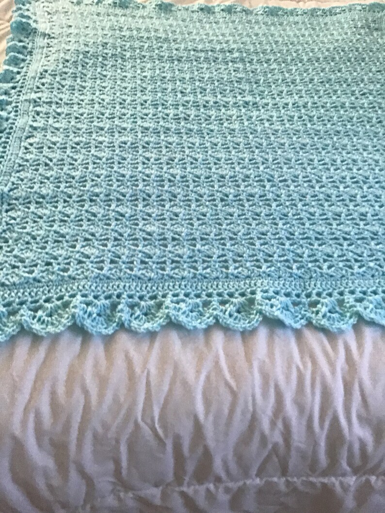New Handmade Crochet Baby Blanket Etsy