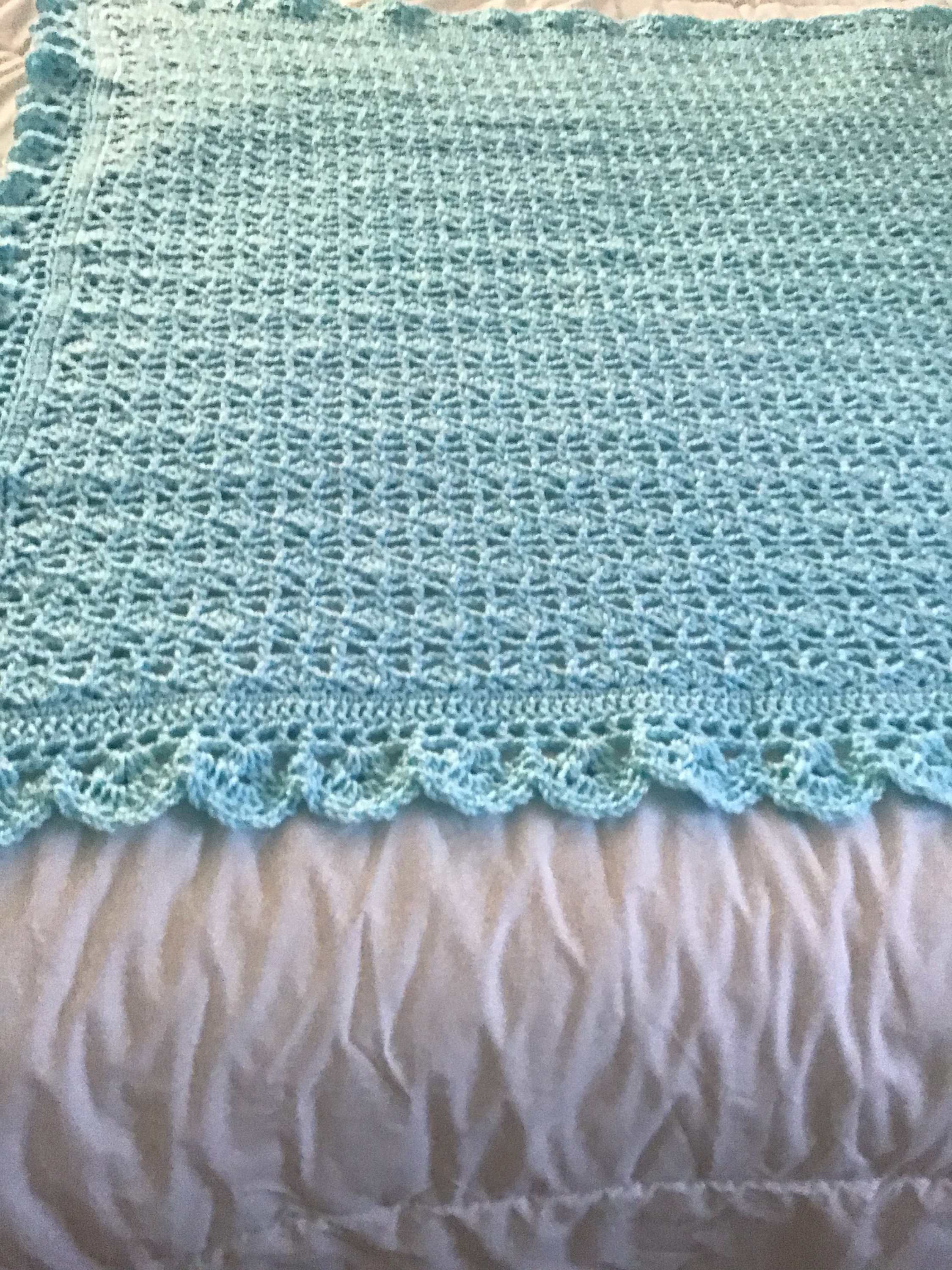New Handmade Crochet Baby Blanket Etsy