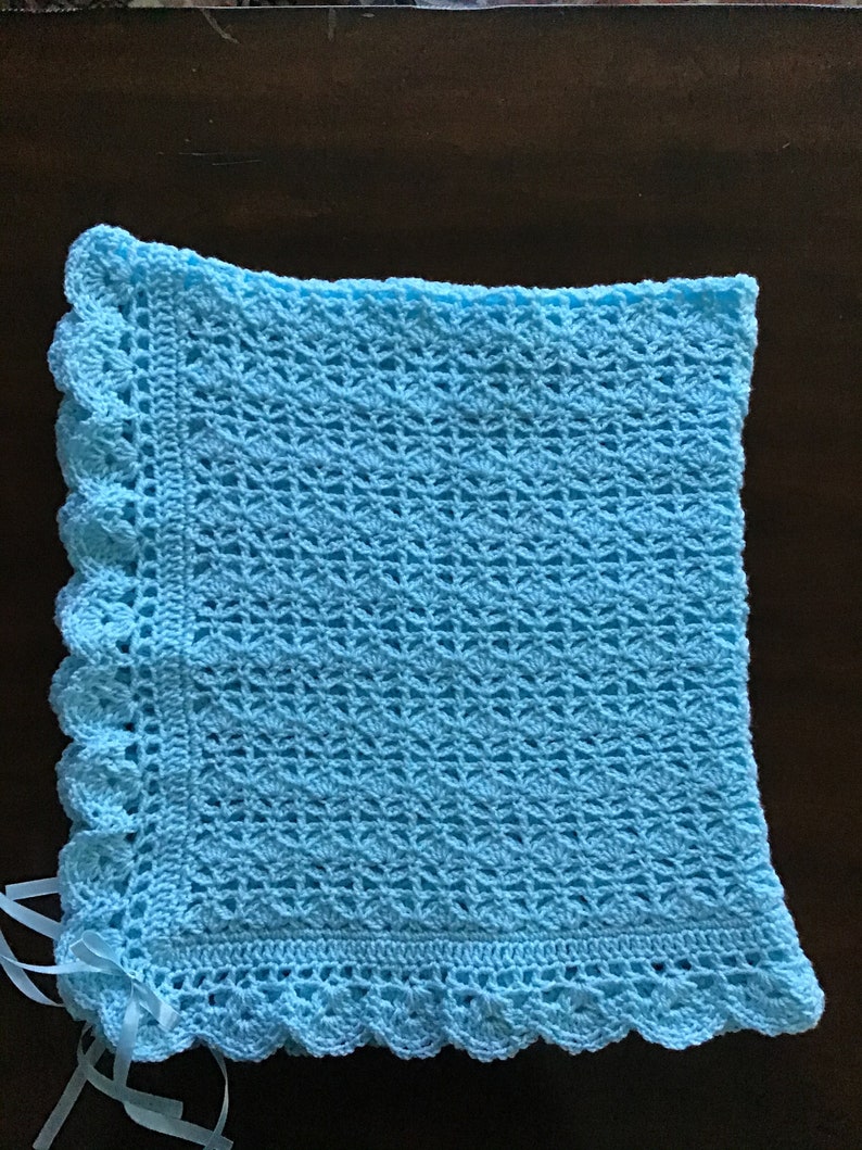 New Handmade Crochet Baby Blanket Etsy